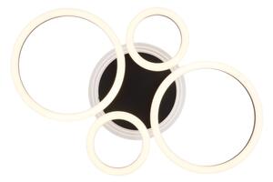 Globo 48039-40 - Plafoniera LED LORETTA LED/40W/230V 35,5x53 cm nero