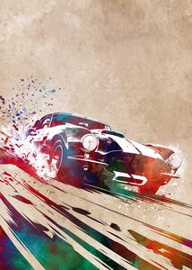 Illustrazione Sport Racing Car 2, Justyna Jaszke