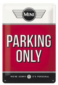 Targa in metallo Mini Cooper - Parking Only