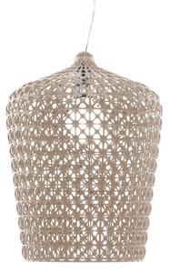 Lampada a sospensione Kartell, Kabuki, Grigio, Soggiorno, Plastica, Design
