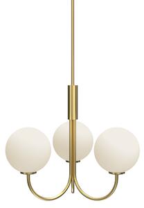 Lampadari Herstal, Ballon, dimmerabile, Dorato / Ottone, Soggiorno, Vetro, Moderno