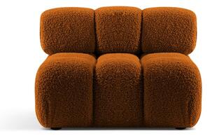 Modulo divano bouclé arancione (parte centrale) Bellis - Micadoni Home