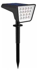 Lampada solare LED RGBW con sensore LED/3,7V IP54 1200 mAh nera