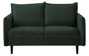 Divano verde scuro con rivestimento in velluto 138 cm Juli – Ropez