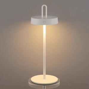 Lampada da tavolo a sfioramento ricaricabile dimmerabile per esterno SHINE LED/1,5W/3,7V 3000 mAh IP44 bianca
