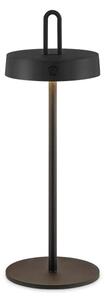 Lampada da tavolo dimmerabile a sfioramento ricaricabile per esterni LED SHINE LED/1,5W/3,7V 3000 mAh IP44 nera