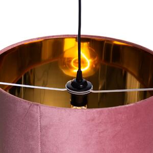 Moderne hanglamp roze 40 cm E27 - Rosalina