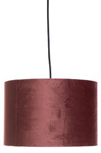 Lampada a sospensione moderna rosa con oro 30 cm - Rosalina