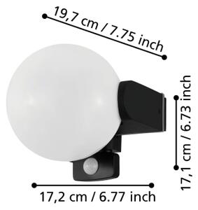 Eglo 99573 - Applique da esterno con sensore RUBIO 1xE27/15W/230V IP44