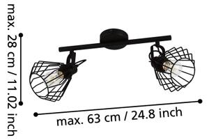 Eglo 98763 - Luce Spot TABILLANO 2xE27/40W/230V