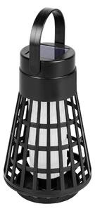 Lampada solare a LED con sensore 2 in 1 LED/1W/3,7V IP54 300 mAh nera