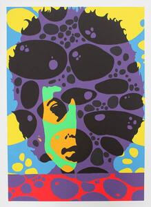Smart, Larry - Stampa artistica Dylan - Liquid Light 1967, (30 x 40 cm)