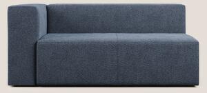 Nettuno modulo angolo/laterale maxi in morbido tessuto bouclè T07 blu