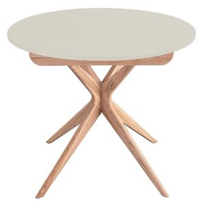 Tavolo da pranzo rotondo allungabile con estensione ø 90 cm Jubi – Ragaba