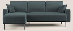 Arthur divano moderno angolare in velluto morbido impermeabile T01 pet