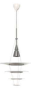 Lampada a sospensione Louis Poulsen, Enigma, dimmerabile, Bianco, Soggiorno, Metallo, Design