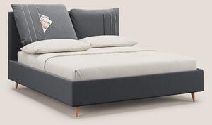 Nathan letto contenitore con cuscini regolabili con tasche in microfib