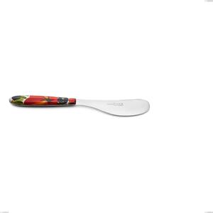 Spalmaburro piccolo Vero Albenga, acciaio 18.0 nickel free, manicatura pbt sublimato acciaio lucido, lunghezza 152 mm