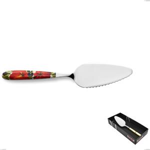 Confezione vetrina 1 pezzo pala torta Vero Albenga, acciaio 18.0 nickel free, manicatura pbt sublimato acciaio lucido