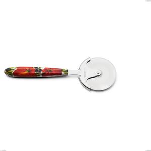 Rotella tagliapizza Vero Albenga, acciaio 18.0 nickel free, manicatura pbt sublimato acciaio lucido, lunghezza 190 mm