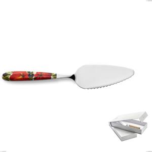 Confezione a libro 1 pezzo pala torta Vero Albenga, acciaio 18.0 nickel free, manicatura pbt sublimato acciaio lucido