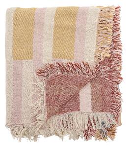 Coperta marrone in cotone riciclato 130x160 cm Lane – Bloomingville