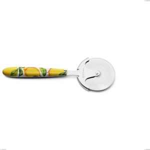 Rotella tagliapizza Vero Sorrento, acciaio 18.0 nickel free, manicatura pbt sublimato acciaio lucido, lunghezza 190 mm