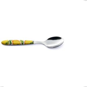 Cucchiaio da tavola, minestra Vero Sorrento, acciaio 18.0 nickel free, manicatura pbt sublimato acciaio lucido, lunghezza 205 mm