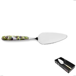 Confezione vetrina 1 pezzo pala torta Vero Taggia, acciaio 18.0 nickel free, manicatura pbt sublimato acciaio lucido