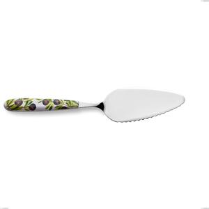 Pala torta Vero Taggia, acciaio 18.0 nickel free, manicatura pbt sublimato acciaio lucido, lunghezza 257 mm
