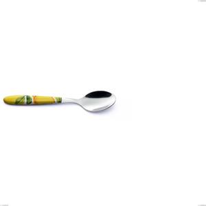 Cucchiaino caff� Vero Sorrento, acciaio 18.0 nickel free, manicatura pbt sublimato acciaio lucido, lunghezza 140 mm
