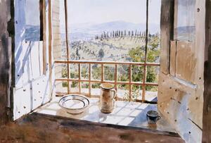 Lucy Willis - Stampa artistica View from a Window 1988, (40 x 26.7 cm)