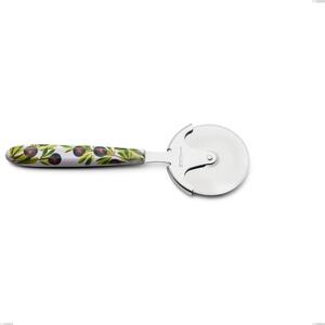Rotella tagliapizza Vero Taggia, acciaio 18.0 nickel free, manicatura pbt sublimato acciaio lucido, lunghezza 190 mm