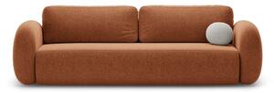 Divano color mattone allungabile/con contenitore con rivestimento in ciniglia 262 cm Tonale – Cosmopolitan Design
