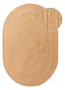 Tappeto di colore naturale in iuta reversibile/tessuto a mano 160x230 cm Braided – Hanse Home