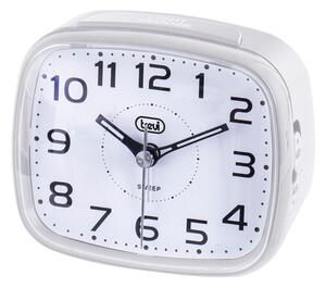 Trevi SL3054 Bianco Orologio Sveglia Lancette Movimento Silenzioso Suoneria Elettronica