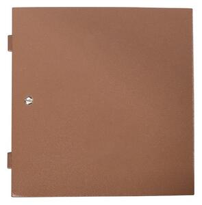 Applique Line Design E27 Mattone Ruggine Corten IP65 Antiabbagliamento