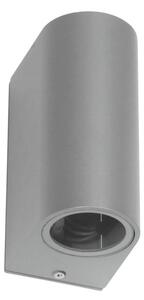 Applique da Esterno Bidirezione IP65 GU10 Stondata - Grigio