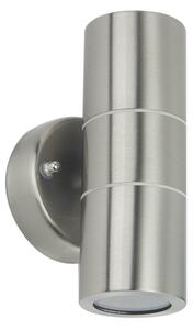 Applique Cilindrica Bidirezionale IP65 GU10 Inox Colore Inox