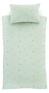 Biancheria da letto singola per bambini 135x200 cm Embroidered Dinosaur - Catherine Lansfield