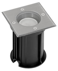 Faretto Carrabile Quadrato GU10 IP67 con Doppio Pressacavo