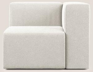 Nettuno modulo angolo/laterale in morbido tessuto bouclè T07 bianco