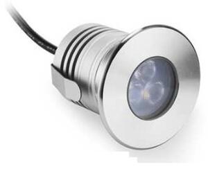 Faretto LED 3W IP68 per Piscine e Fontane Tondo Professional Colore Bianco Naturale 4.000K
