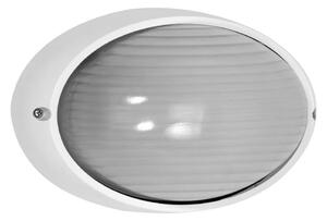Applique da esterno Ovale E27 bianca IP54 Colore Bianco