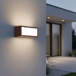 Applique Flute Design - E27 Mattone (Ruggine - Corten)