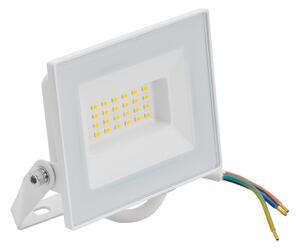 Faro LED 20W Slim Bianco IP65 - con Osram chip LED Colore Bianco Freddo 6.000K