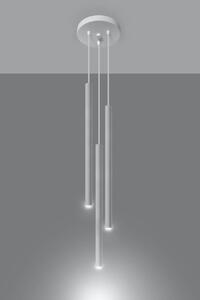 Lampadario in Acciaio a Sospensione 3xG9 PASTELO 3P Bianco da interno