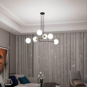 Lampadario a sospensione OGNIS 6 BLACK