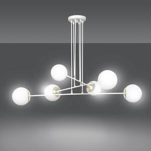 Lampadario a sospensione OGNIS 6 WHITE