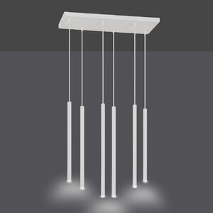 Lampadario a sospensione SELTER 6 WHITE